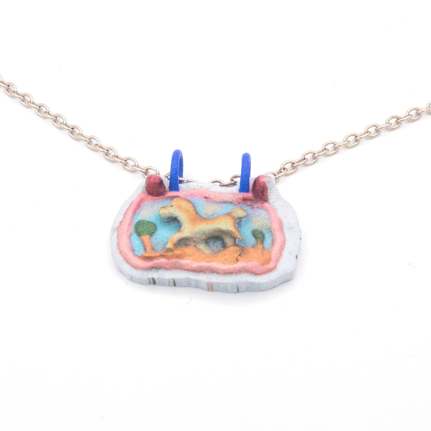 Horse Running Necklace