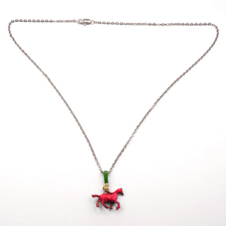 Red Horseman Charm