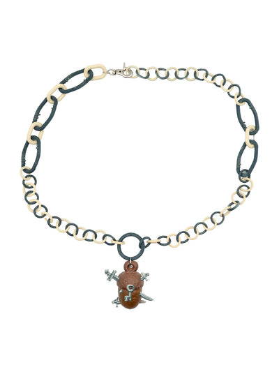 Acorn chain, full necklace
