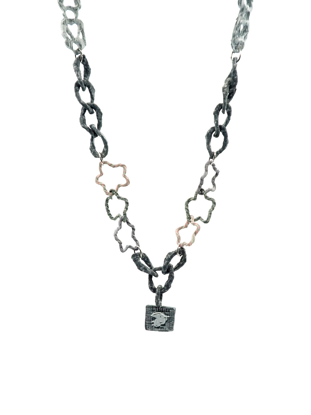 angel file full rock chain, dangling