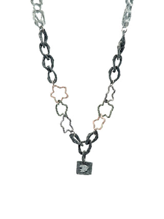 angel file full rock chain, dangling