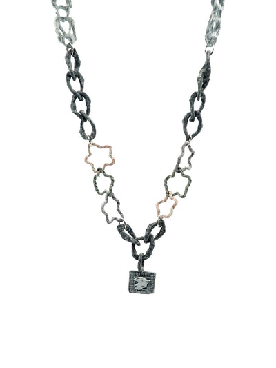 angel file full rock chain, dangling