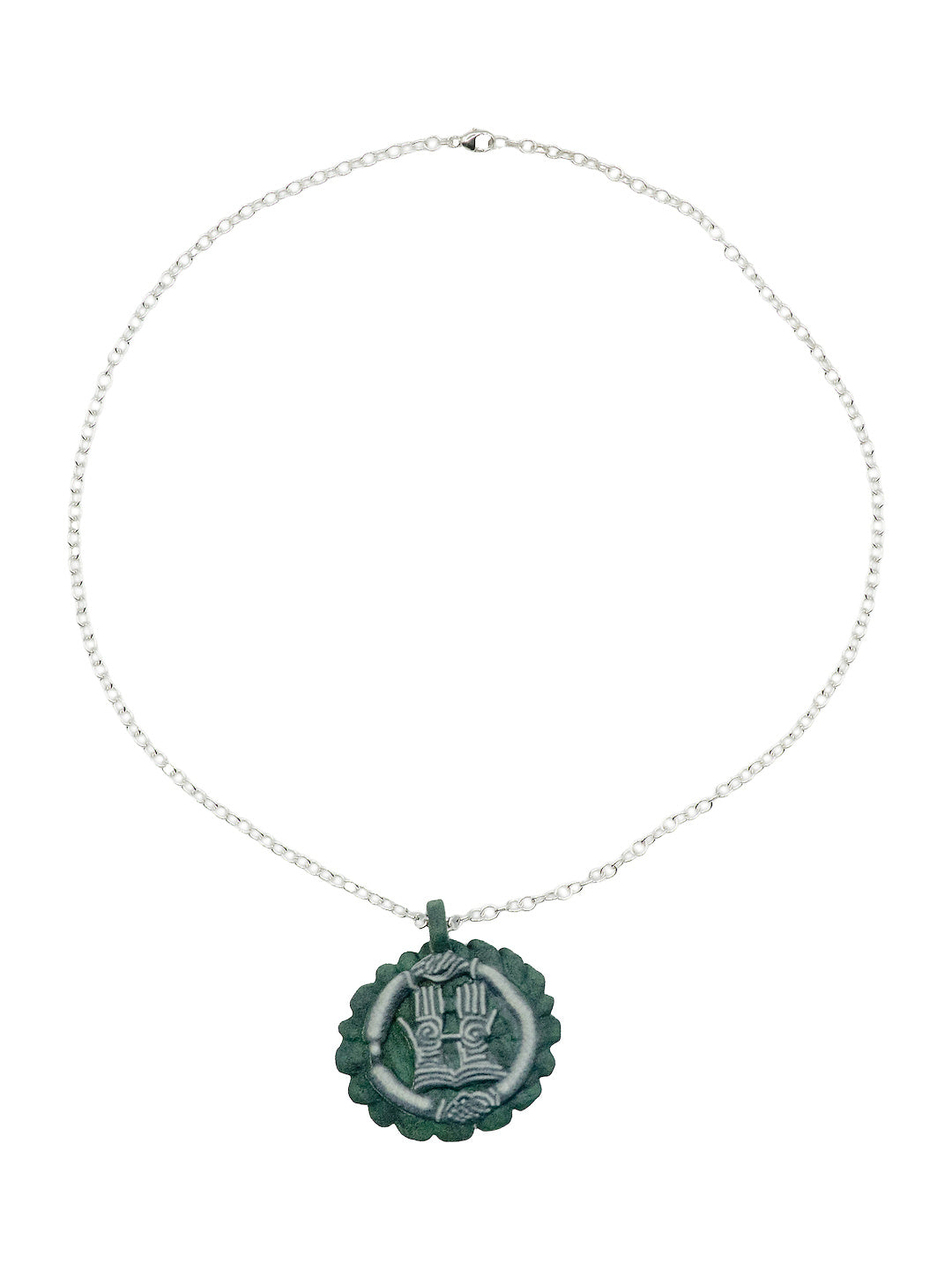 hand coin, full necklace