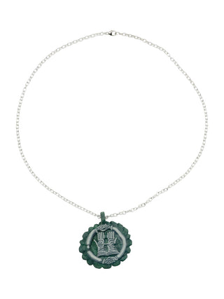 hand coin, full necklace