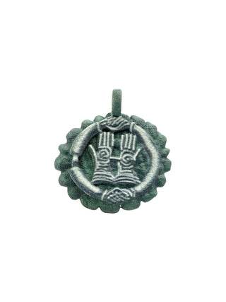 hand coin, close up