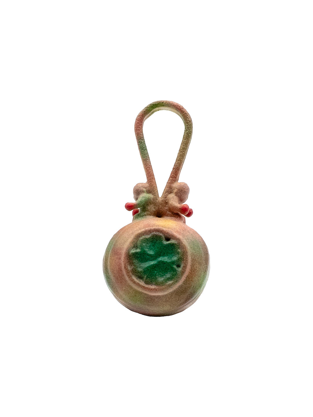 luck rattle, close up