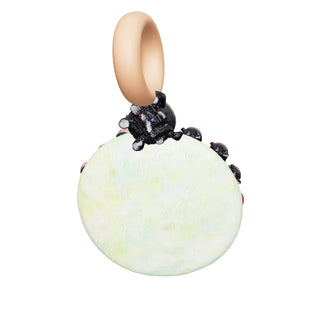 Heart Cushion Cherub Lady Bug Charm