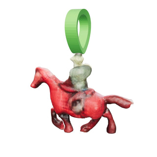 Red Horseman Charm