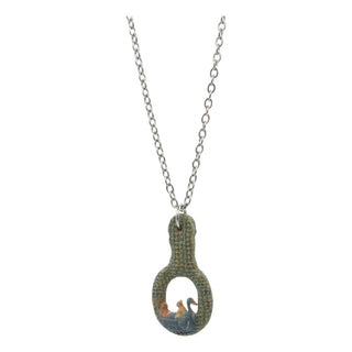 Swan Ride Green necklace