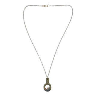 Swan Ride Green necklace