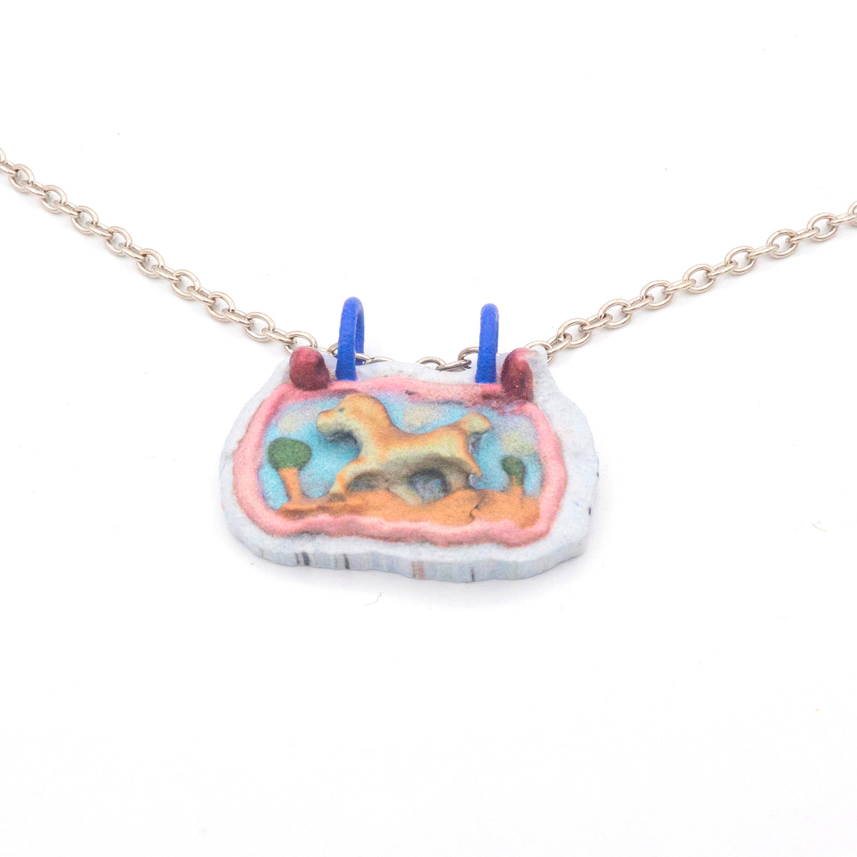 Horse Running Necklace