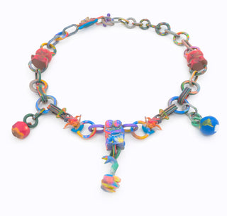 Snake Apple World Necklace